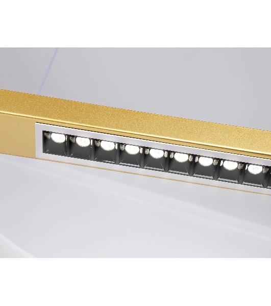 Светильник Ambrella light FL51488 WH/GD белый/золото 62W 3000K-6400K D600*1000 (ПДУ ИК)