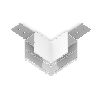 GL1031 WH белый коннектор угловой для накладного шинопровода Magnetic 220V 80*80*52, фото6
