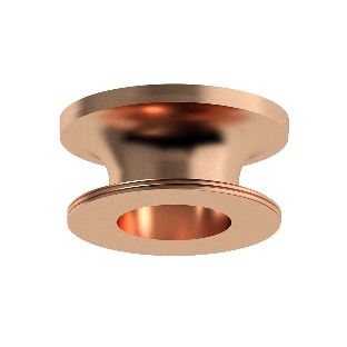 Насадка задняя накладная для корпуса светильника с диаметром отверстия D60mm N6906 PPG золото розовое полированное D60*H25mm Out20mm
