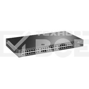 Сетевой коммутатор TP-Link SMB TL-SG1048 Коммутатор 48-port Gigabit Switch, 1U 19-inch rack-mountable steel case