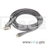 Кабель HDMI-DVI Cablexpert CC-HDMI-DVI-10MC, 19M/19M, single link, медь, позол.разъемы, экран, 10м, черный, пакет, фото4