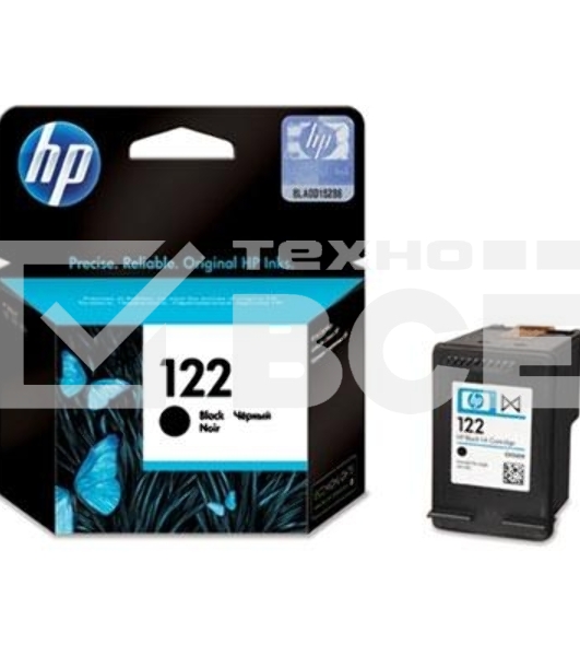 Картридж струйный HP 122 CH561HE черный для HP DJ 1050/2050/2050s (120стр.)