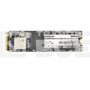 Накопитель SSD ExeGate Next KC2000TP480, 480Gb, M.2 2280, PCIe 3.0 x4, NVMe, R/W 1500/1100
