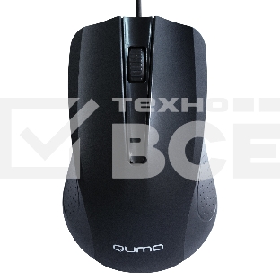 Мышь проводная Qumo Office Union M66 черный, 1000 dpi, USB, кнопки - 3