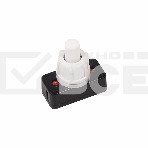 Выключатель-кнопка 250V 1А (2с) ON-OFF  белый (для настольной лампы)  Rexant, фото 1