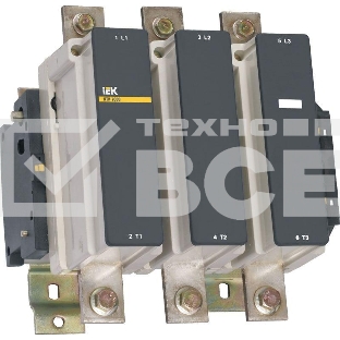 Контактор КТИ-7630 630А 400В/АС3 ИЭК KKT70-630-400-10