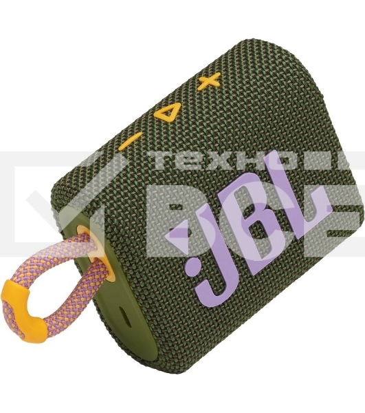 Портативная акустика JBL GO 3, зеленый