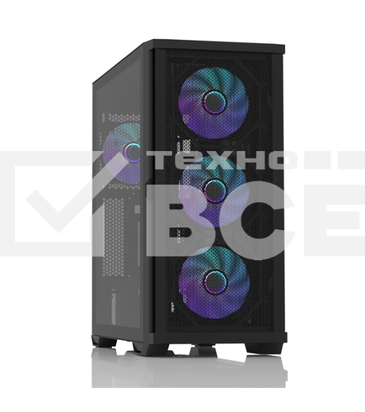 Компьютерный корпус ZALMAN Z10 DUO, ATX, BLACK, WINDOW, 2x3.5