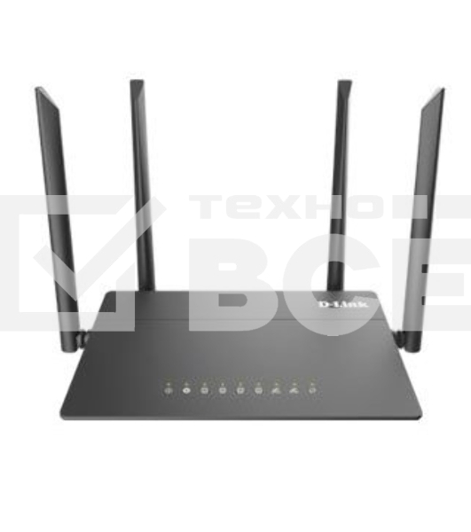 Роутер D-Link DIR-822/RU/E1A, Wireless AC1200 Dual-Band Router with 1 10/100Base-TX WAN port and 4 10/100Base-TX LAN ports.802.11b/g/n compatible, 802.11AC up to 866Mbps,1 10/100Base-TX WAN port, 4 10/100B