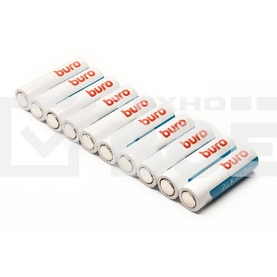 Батарея Buro Alkaline LR6 AA (10шт) коробка