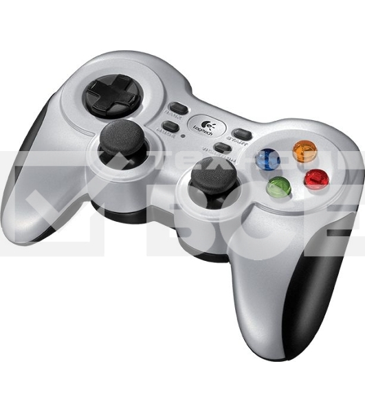 Геймпад Logitech F710 серебристый/черный USB Беспроводной виброотдача обратная связь (940-000172)