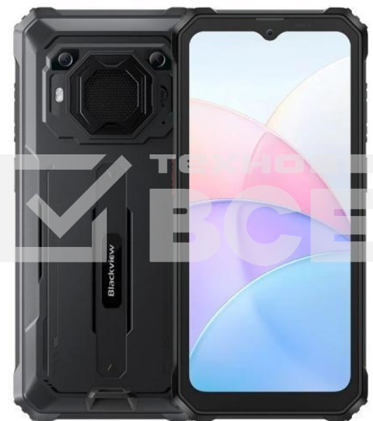 Смартфон Blackview BV6200 Pro, 6/128Gb, черный