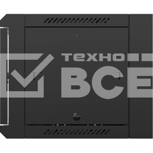 Шкаф коммутационный NTSS NTSS-W12U6060GS-BL настенный 12U 570x600мм пер.дв.стекл 60кг черный 500мм 27кг 220град. 635мм IP20 сталь