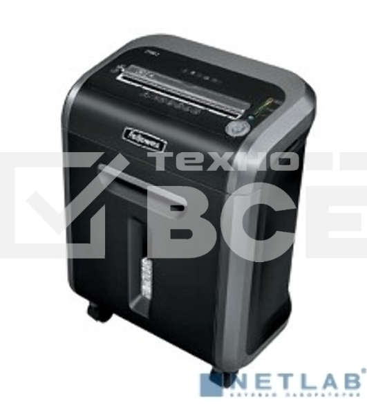 Шредер Fellowes 79Ci. (14 листов) , 23 литра, 3,9х38 мм (класс 3), 100%Jam Proof, уничтожает: скобы/скрепки/карты/CD