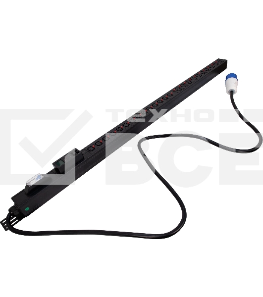 Блок распределения питания Powercom PDU-32AV24-14C3-10C9-1P