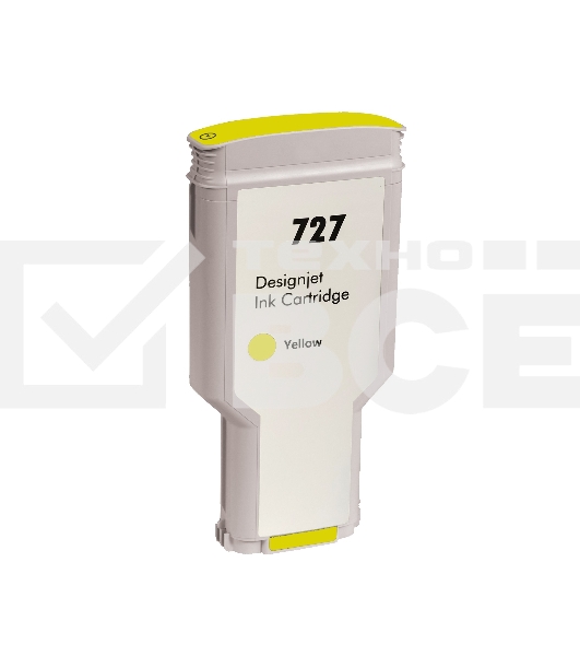 Струйный картридж NV Print 727 (NV-F9J78A) Yellow для HP DesignJet T920/T930/T1500/T1530/T2500/T2530 (300 мл) совместимый
