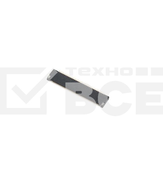 Разъем FPC Flip-Lock 0812-32 32 pin высота 1,2мм шаг 0,8мм