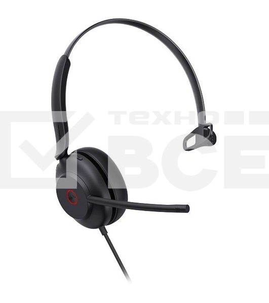 Гарнитура проводная Yealink UH35 Mono UC черный 1308138