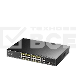 Коммутатор Cudy GS1018PS2 (L2) 18x1Гбит/с 2xКомбо(1000BASE-T/SFP) 2SFP 16PoE 200W неуправляемый, фото4