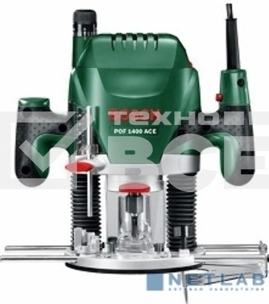 Фрезеры Bosch POF 1400 ACE 060326C820 Фрезерная машина 1400 Вт, 11000–28000 об/мин, 55мм, 3.5 кг