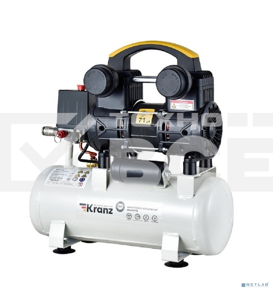 Компрессор воздушный Kranz KR-850/10, 850Вт, 140 л/мин, 10л