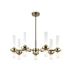 Люстра Ambrella light LH55360/14 BS/CL латунь/прозрачный G9/14 max 30W D750*690, фото7