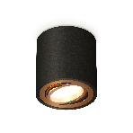 Светильник Ambrella Light XS7532004 SBK/PYG черный песок/золото желтое полированное MR16 GU5.3 (C7532, N7004), фото4