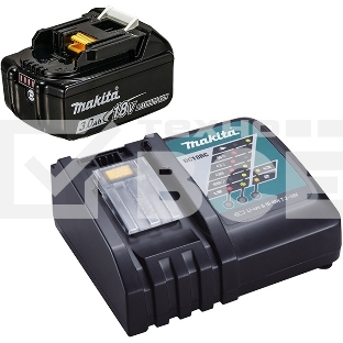Аккумулятор Makita 191A25-2  /+з\у, DC18RC-1шт(б\зар)+BL1830B-1шт,18В,3.0Ач,Li-ion,кор