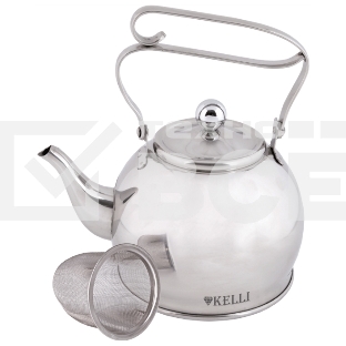 Чайник для плиты KELLI KL-4326 заварочный, металлический