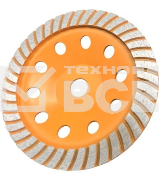 Чашка алмазная зачистная 125мм Турбо Вихрь 73/10/3/9