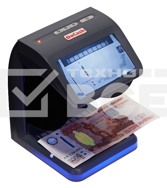 Детектор банкнот DoCash Mini Combo просмотровый мультивалюта