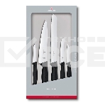 Набор ножей кухонных Victorinox Swiss Classic Kitchen (6.7133.5G) компл.:5шт черный подар.коробка, фото 1