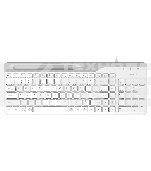 Клавиатура A4Tech Fstyler FK25 проводная, USB, белый/серый