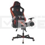 Кресло игровое Knight OUTRIDER черный/красный ромбик эко.кожа с подголов. крестовина металл, фото14