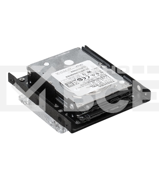 Салазки (переходник) ExeGate EX292544RUS HD-22T3M металлические для установки 2xHDD/SSD 2.5