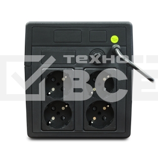 Источник бесперебойного питания Powerman Back Pro ИБП 1050/UPS Line-interactive 600W/1050VA (530183)