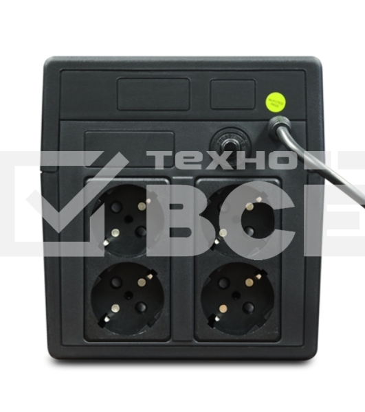 Источник бесперебойного питания Powerman Back Pro ИБП 1050/UPS Line-interactive 600W/1050VA (530183)