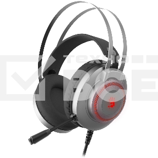 Наушники с микрофоном A4Tech Bloody J200S серый 2м мониторные USB оголовье (J200S)