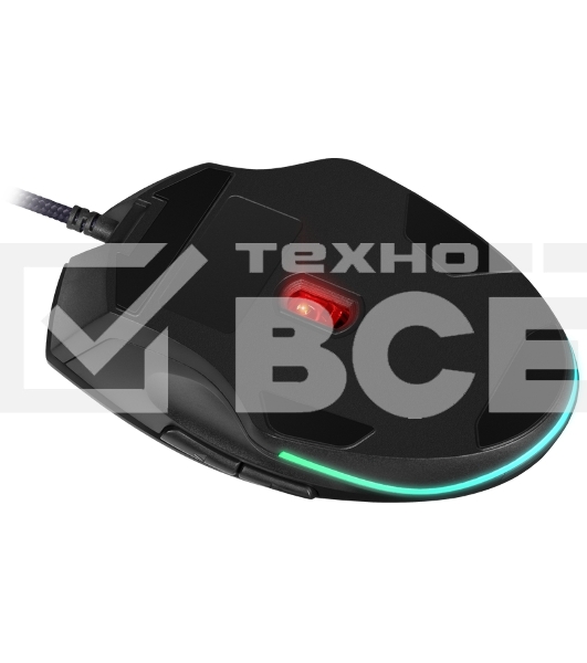 Мышь проводная Defender Wolverine GM-700L черный, 12800 dpi, USB, кнопки - 7