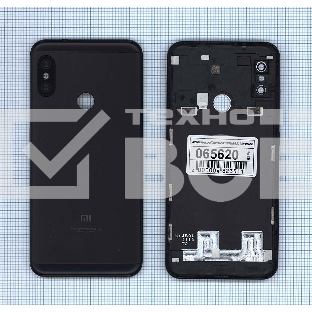 Задняя крышка для Xiaomi Redmi 6 Pro /Mi A2 Lite черный