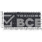 Клавиатура для ноутбука HP Probook X2 612 G1 черная с рамкой и подсветкой, фото2