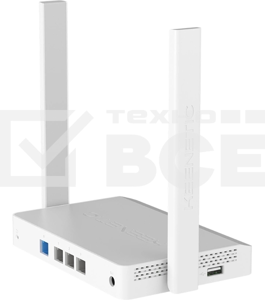 Интернет-центр Keenetic Extra (KN-1714) с Mesh Wi-Fi 5 AC1200, 4-портовым Smart-коммутатором и портом USB