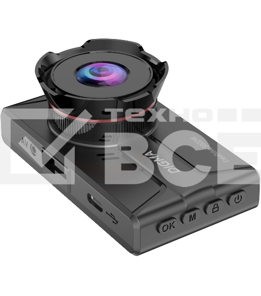 Видеорегистратор Digma FreeDrive 300DW черный 2Mpix 1440x2560 1440p 130гр.
