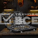 Набор инструментов Denzel 1/2', 1/4', CrV, S2, пластиковый кейс, 122 предмета, фото54