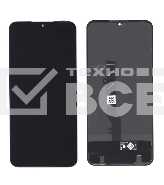 Дисплей для Infinix Note 11 (X663B), Note 12 (X663D) в сборе с тачскрином черный TFT