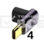 Переходник USB 4 Type C  угловой тип 3, фото 1