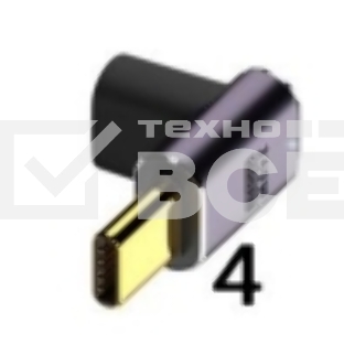 Переходник USB 4 Type C  угловой тип 3