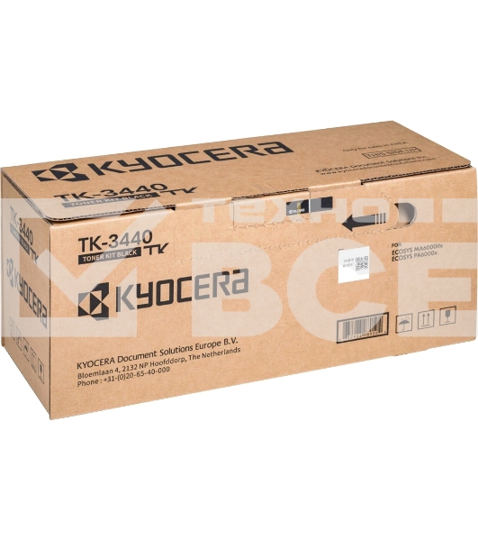 Картридж лазерный Kyocera TK-3440 1T0C0T0NL0 черный (40000стр.) для Kyocera ECOSYS MA6000ifx MA6000