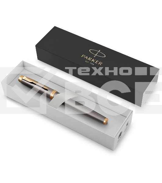 Ручка перьевая Parker IM Premium Grey Core GT (2213776) M черн. черн. подар.кор.
