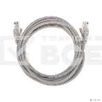 Патч-корд U/UTP, CAT 5e, RJ45-RJ45, 26AWG, ZH нг(А)-HF, серый, 3м  Rexant, фото2
